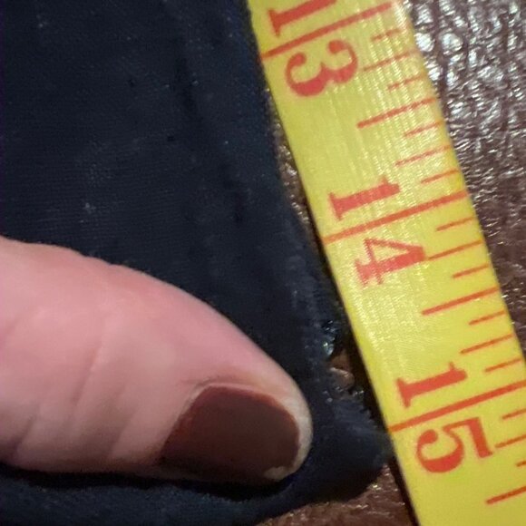 Kate Landry Womens black Linen Blend Flowy Skirt Size 6 Made In China - Picture 5 of 5